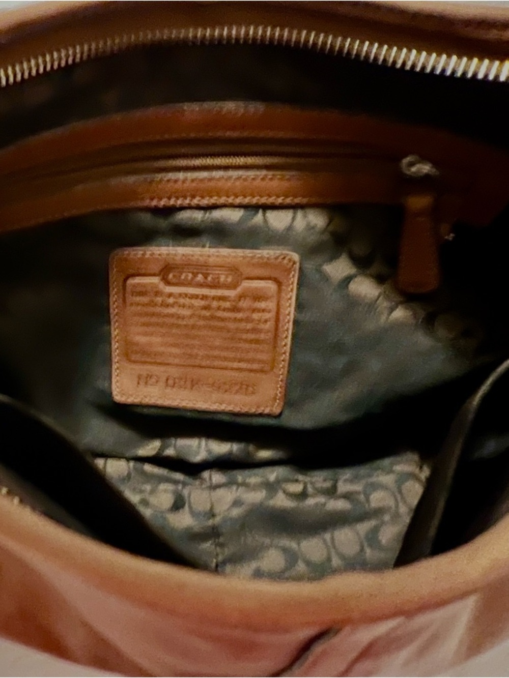 Coach Ergo Smooth Cognac Leather Hobo Shoulder Bag - Picture 7 of 8